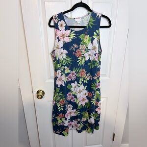 J.Jill Tropical Floral Sleeveless Dress – Size Medium | Breezy Summer